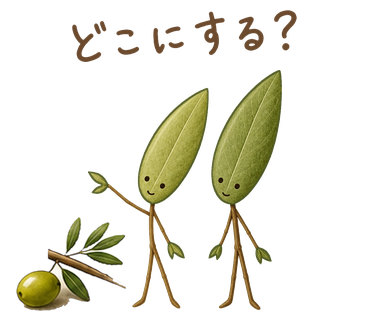 どこにする？